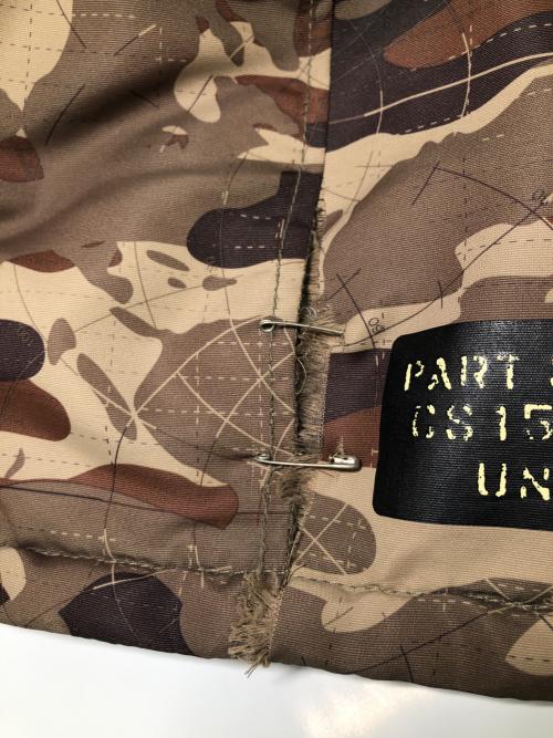 AVIREX（アヴィレックス）AVIREX (アヴィレックス) MULTI POCKETS STENCILジャケット ブラウン サイズ:SIZE　Mの古着・服飾アイテム