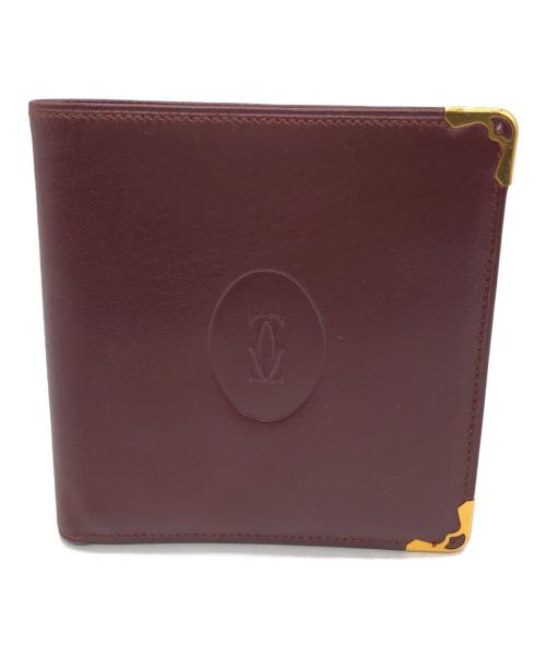 Cartier（カルティエ）Cartier (カルティエ) 2つ折り財布 ボルドーの古着・服飾アイテム
