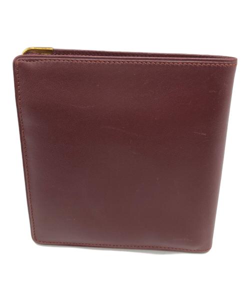Cartier（カルティエ）Cartier (カルティエ) 2つ折り財布 ボルドーの古着・服飾アイテム