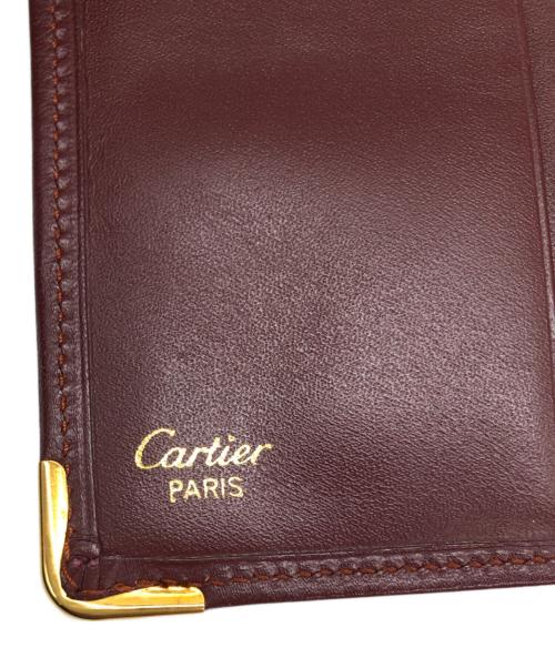 Cartier（カルティエ）Cartier (カルティエ) 2つ折り財布 ボルドーの古着・服飾アイテム