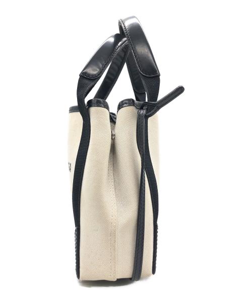 BALENCIAGA（バレンシアガ）BALENCIAGA (バレンシアガ) ネイビーカバスXS ナチュラル×ブラックの古着・服飾アイテム