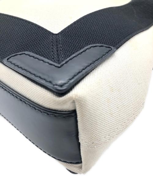 BALENCIAGA（バレンシアガ）BALENCIAGA (バレンシアガ) ネイビーカバスXS ナチュラル×ブラックの古着・服飾アイテム