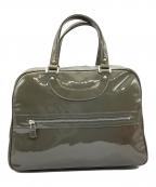 JACQUES LE CORREジャックルコー）の古着「エナメルバッグ」｜グレー