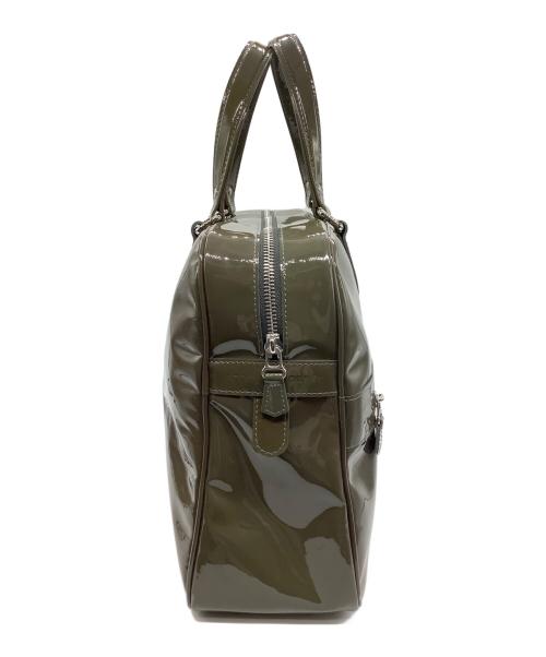 JACQUES LE CORRE（ジャックルコー）JACQUES LE CORRE (ジャックルコー) エナメルバッグ グレーの古着・服飾アイテム