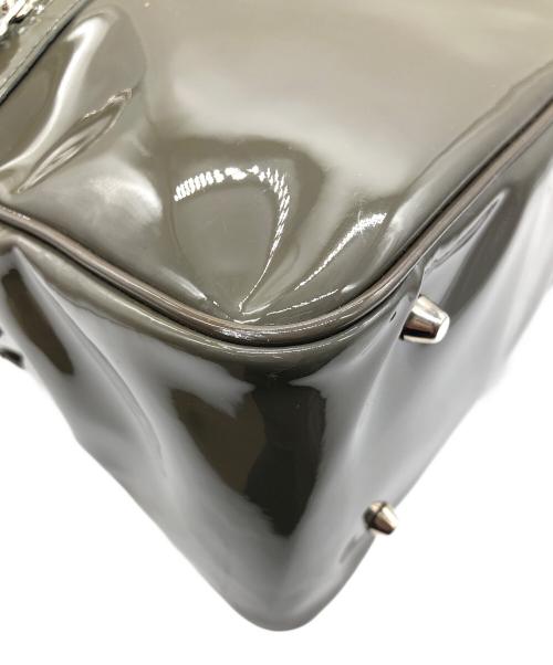 JACQUES LE CORRE（ジャックルコー）JACQUES LE CORRE (ジャックルコー) エナメルバッグ グレーの古着・服飾アイテム