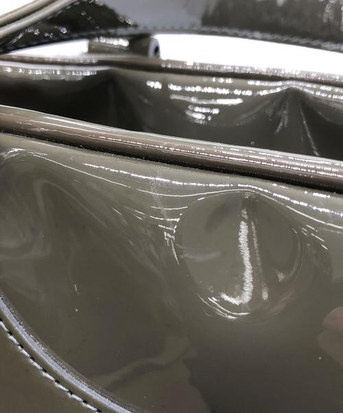 JACQUES LE CORRE（ジャックルコー）JACQUES LE CORRE (ジャックルコー) エナメルバッグ グレーの古着・服飾アイテム