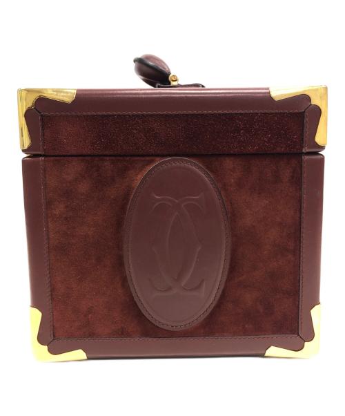 Cartier（カルティエ）Cartier (カルティエ) トラベルバッグ ボルドーの古着・服飾アイテム