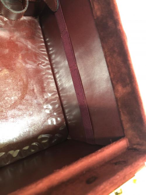 Cartier（カルティエ）Cartier (カルティエ) トラベルバッグ ボルドーの古着・服飾アイテム