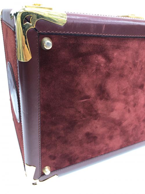 Cartier（カルティエ）Cartier (カルティエ) トラベルバッグ ボルドーの古着・服飾アイテム