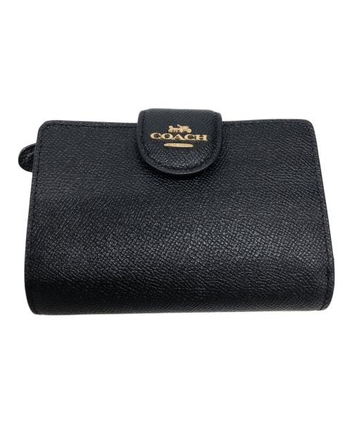 COACH（コーチ）COACH (コーチ) 2つ折り財布 ブラックの古着・服飾アイテム