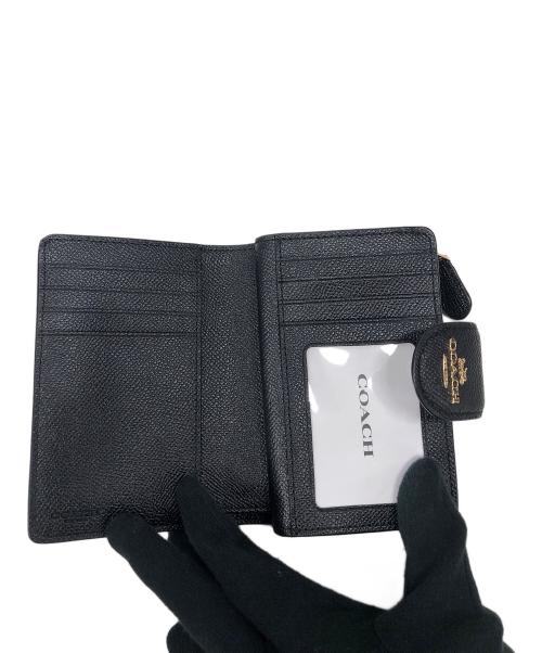 COACH（コーチ）COACH (コーチ) 2つ折り財布 ブラックの古着・服飾アイテム