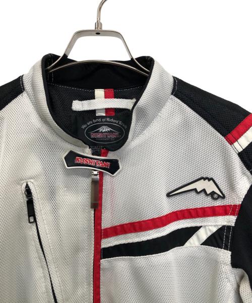 KUSHITANI（クシタニ）KUSHITANI (クシタニ) メッシュライダースジャケット ホワイト×ブラック サイズ:XLの古着・服飾アイテム