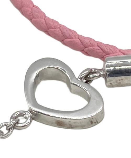 Salvatore Ferragamo（サルヴァトーレ フェラガモ）Salvatore Ferragamo (サルヴァトーレ フェラガモ) ブレスレット ピンク×シルバーの古着・服飾アイテム