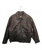 MARK NEWYORKマークニューヨーク）の古着「レザージャケット」｜ブラウン
