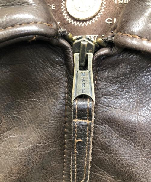 MARK NEWYORK（マークニューヨーク）MARK NEWYORK (マークニューヨーク) レザージャケット ブラウン サイズ:XLの古着・服飾アイテム