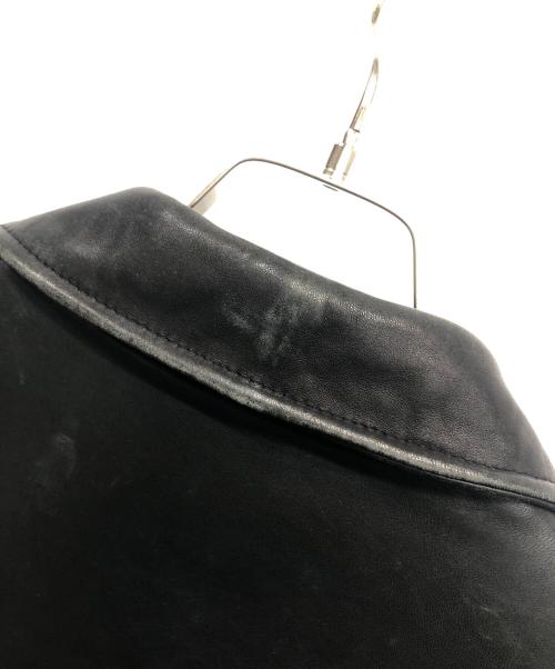 AVIREX VARSITY（アヴィレックスバーシティ）AVIREX VARSITY (アヴィレックスバーシティ) レザージャケット ブラック サイズ:XLの古着・服飾アイテム