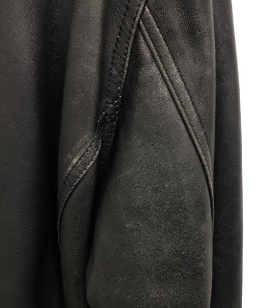 AVIREX VARSITY（アヴィレックスバーシティ）AVIREX VARSITY (アヴィレックスバーシティ) レザージャケット ブラック サイズ:XLの古着・服飾アイテム