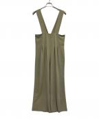 CLANEクラネ）の古着「HIGH WAIST SUSPENDER PANTS」｜オリーブ