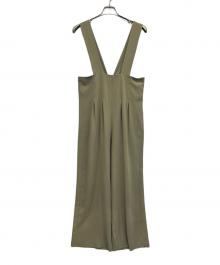 CLANE（クラネ）の古着「HIGH WAIST SUSPENDER PANTS」｜オリーブ