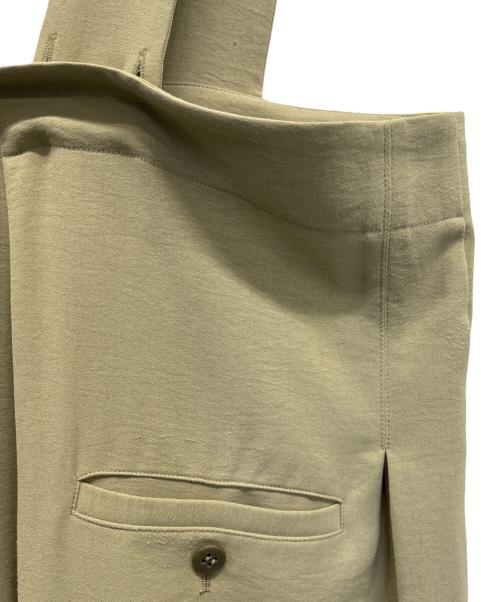 CLANE（クラネ）CLANE (クラネ) HIGH WAIST SUSPENDER PANTS オリーブ サイズ:SIZE 2の古着・服飾アイテム