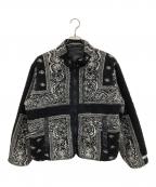 SUPREMEシュプリーム）の古着「リバーシブルバンダナフリースジャケット」｜グレー