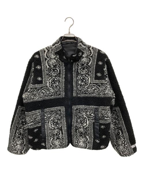 SUPREME（シュプリーム）Supreme (シュプリーム) リバーシブルバンダナフリースジャケット グレー サイズ:Mの古着・服飾アイテム