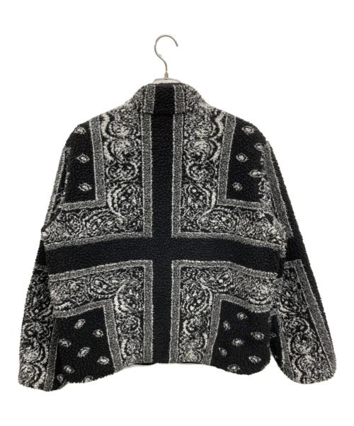 SUPREME（シュプリーム）Supreme (シュプリーム) リバーシブルバンダナフリースジャケット グレー サイズ:Mの古着・服飾アイテム