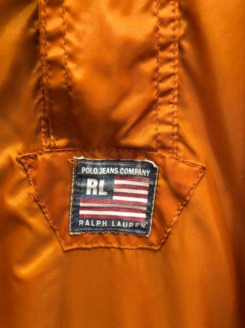 RALPH LAUREN JEANS（ラルフローレンジーンズ）RALPH LAUREN JEANS (ラルフローレンジーンズ) アノラックシェルパーカー オレンジ サイズ:SIZE Lの古着・服飾アイテム