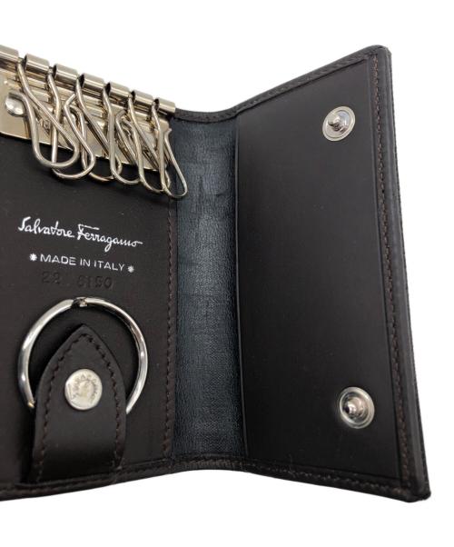 Salvatore Ferragamo（サルヴァトーレ フェラガモ）Salvatore Ferragamo (サルヴァトーレ フェラガモ) キーケース ブラックの古着・服飾アイテム