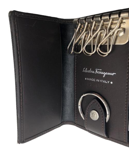 Salvatore Ferragamo（サルヴァトーレ フェラガモ）Salvatore Ferragamo (サルヴァトーレ フェラガモ) キーケース ブラックの古着・服飾アイテム