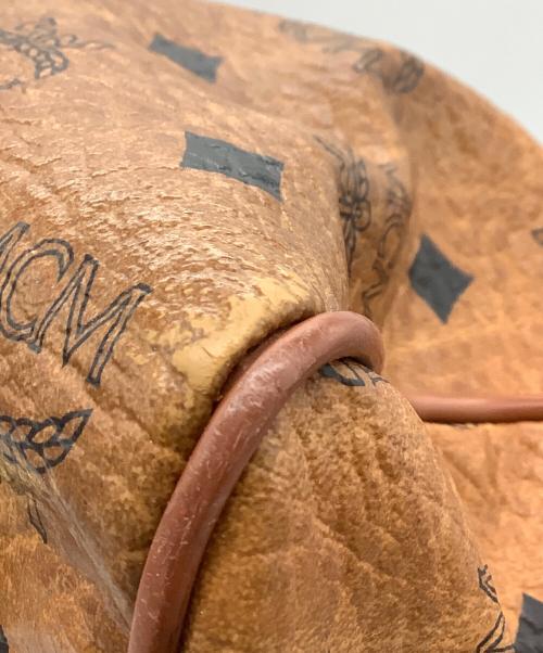 MCM（エムシーエム）MCM (エムシーエム) ミニボストンバッグ ブラウンの古着・服飾アイテム