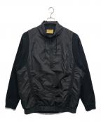 seven by sevenセブンバイセブン）の古着「ハーフジップスウェット」｜ブラック