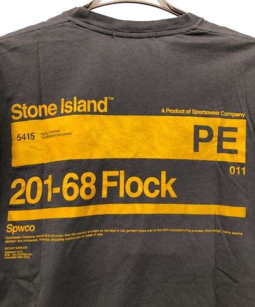 STONE ISLAND（ストーンアイランド）STONE ISLAND (ストーンアイランド) 半袖カットソー グレー サイズ:Lの古着・服飾アイテム