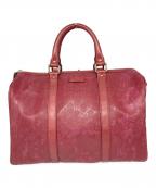 GUCCIグッチ）の古着「ミニボストンバッグ」｜ピンク