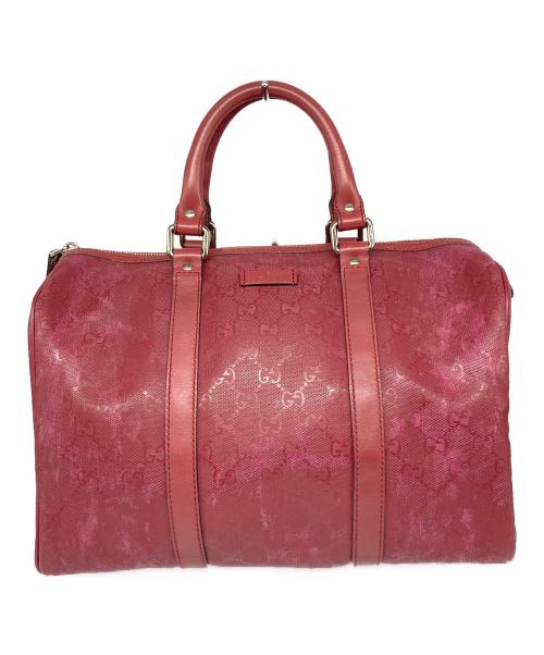 GUCCI（グッチ）GUCCI (グッチ) ミニボストンバッグ ピンクの古着・服飾アイテム