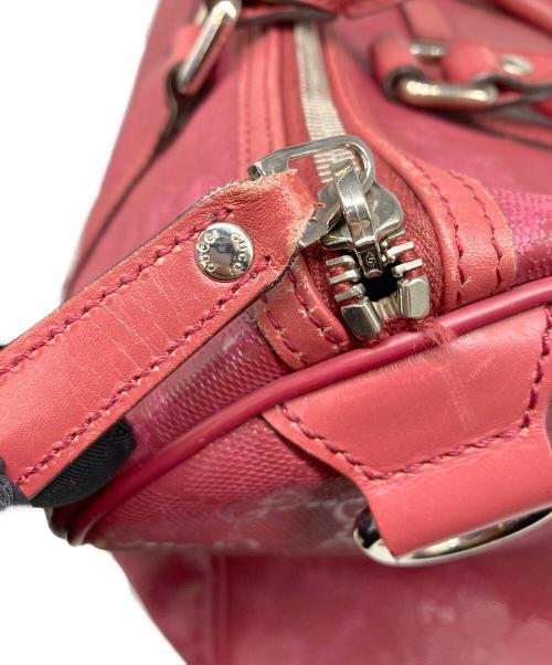 GUCCI（グッチ）GUCCI (グッチ) ミニボストンバッグ ピンクの古着・服飾アイテム