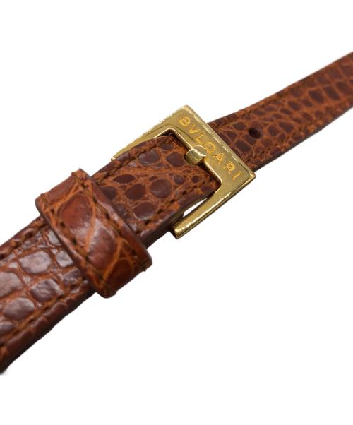 BVLGARI（ブルガリ）BVLGARI (ブルガリ) ハンドバッグ ブラウン×オリーブの古着・服飾アイテム