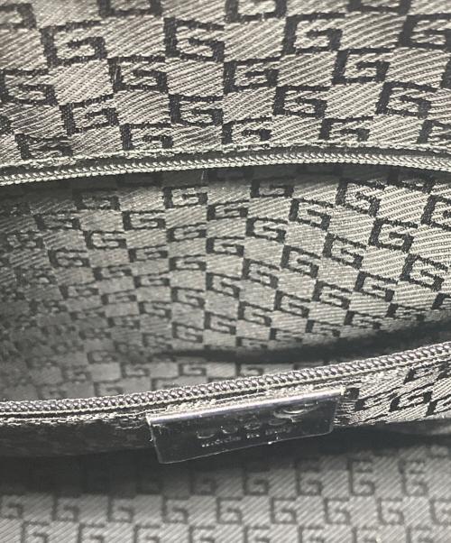 GUCCI（グッチ）GUCCI (グッチ) トートバッグ ネイビー×ブラックの古着・服飾アイテム