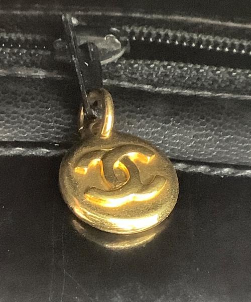 CHANEL（シャネル）CHANEL (シャネル) 巾着ショルダーバッグ ブラックの古着・服飾アイテム