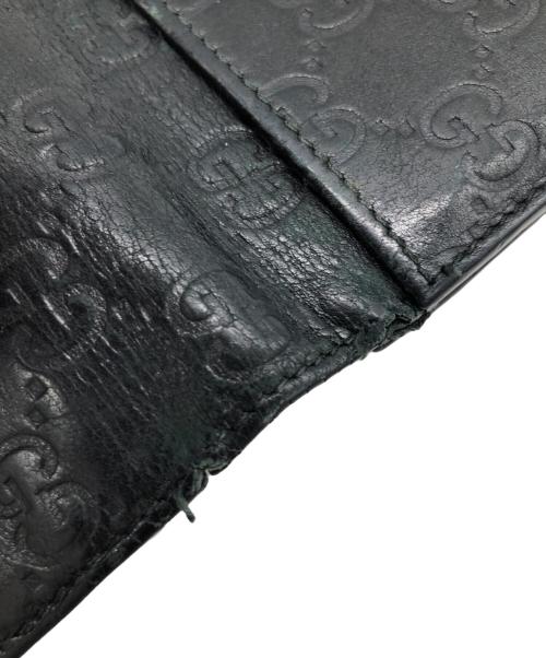 GUCCI（グッチ）GUCCI (グッチ) 長財布 ブラックの古着・服飾アイテム