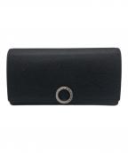 BVLGARIブルガリ）の古着「クリップ ラージウォレット」｜ブラック