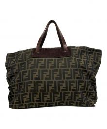 FENDI（フェンディ）の古着「トートバッグ」｜ベージュ×ブラック