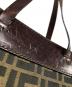 中古・古着 FENDI (フェンディ) トートバッグ ベージュ×ブラック：15000円