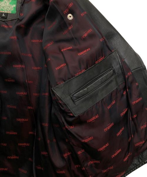 NANKAI（ナンカイ）NANKAI (ナンカイ) レザージャケット ブラック サイズ:Lの古着・服飾アイテム