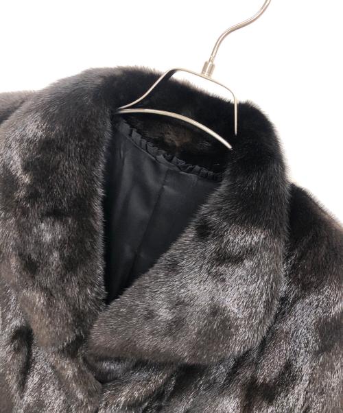 BLACKGLAMA（ブラックグラマ）BLACKGLAMA (ブラックグラマ) 毛皮ロングコート ブラウン サイズ:Lの古着・服飾アイテム