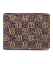 LOUIS VUITTON（ルイ ヴィトン）の古着「ポルトフォイユ ミュルティプル」｜ブラウン