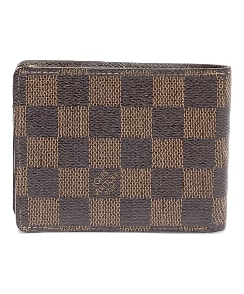 LOUIS VUITTON（ルイ ヴィトン）LOUIS VUITTON (ルイ ヴィトン) ポルトフォイユ ミュルティプル ブラウンの古着・服飾アイテム