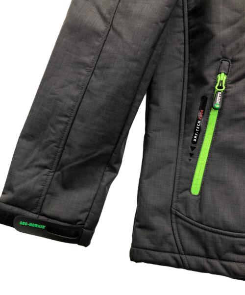 geographical north（ジェオグラフィー）geographical north (ジェオグラフィー) ジャケット ブラック×グリーン サイズ:SIZE M 未使用品の古着・服飾アイテム