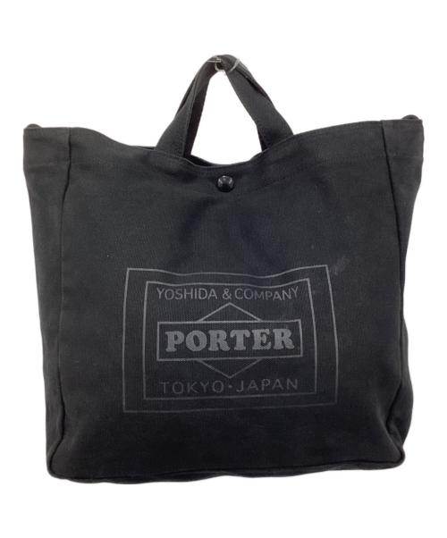 PORTER（ポーター）PORTER (ポーター) URBAN RESEARCH (アーバンリサーチ) 2WAYコラボショルダーバッグ ブラックの古着・服飾アイテム