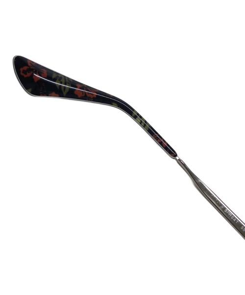 PRADA（プラダ）PRADA (プラダ) ティアドロップサングラス シルバー×グレーの古着・服飾アイテム